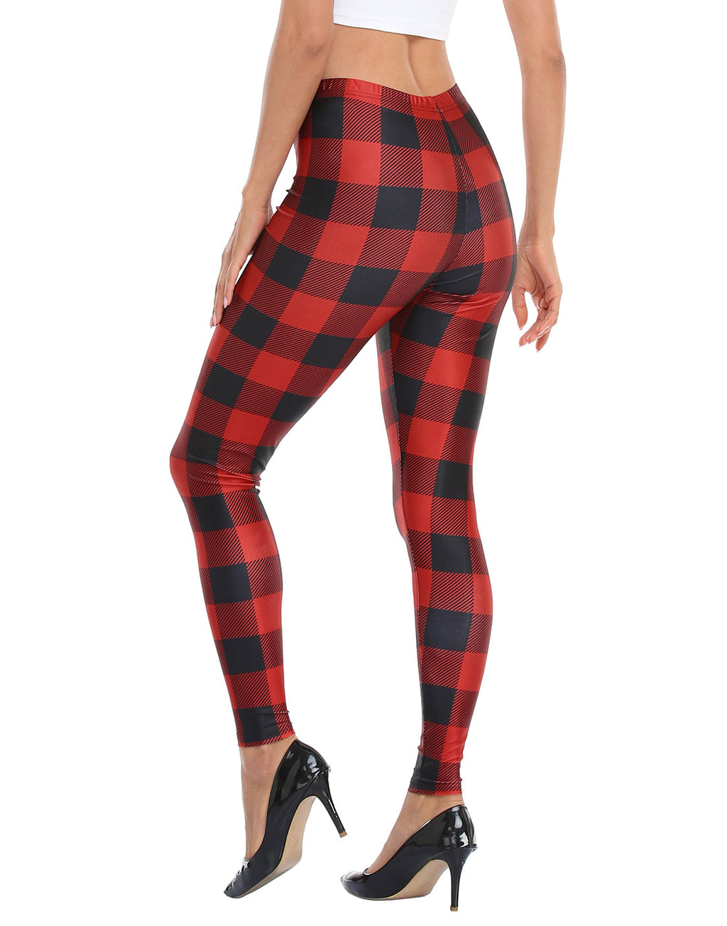 Graphic Printed Holiday Design Workout Leggings