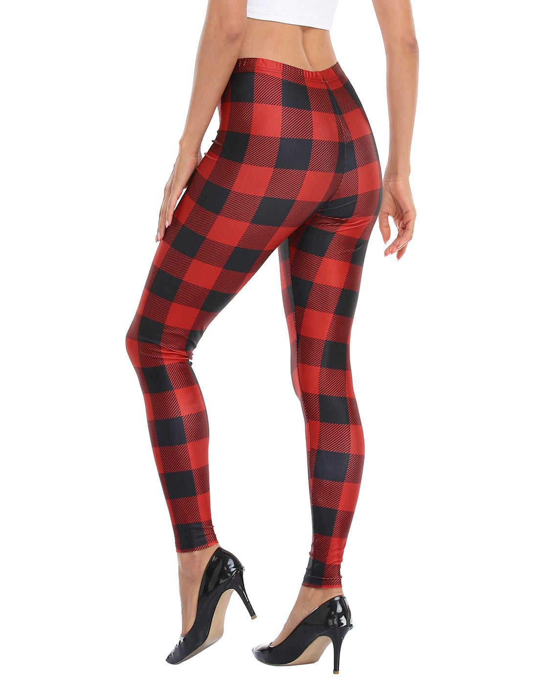Graphic Printed Holiday Design Workout Leggings