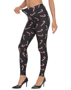 Graphic Printed Holiday Design Workout Leggings