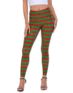 Graphic Printed Holiday Design Workout Leggings
