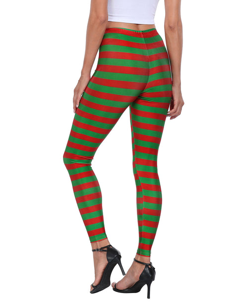 Graphic Printed Holiday Design Workout Leggings