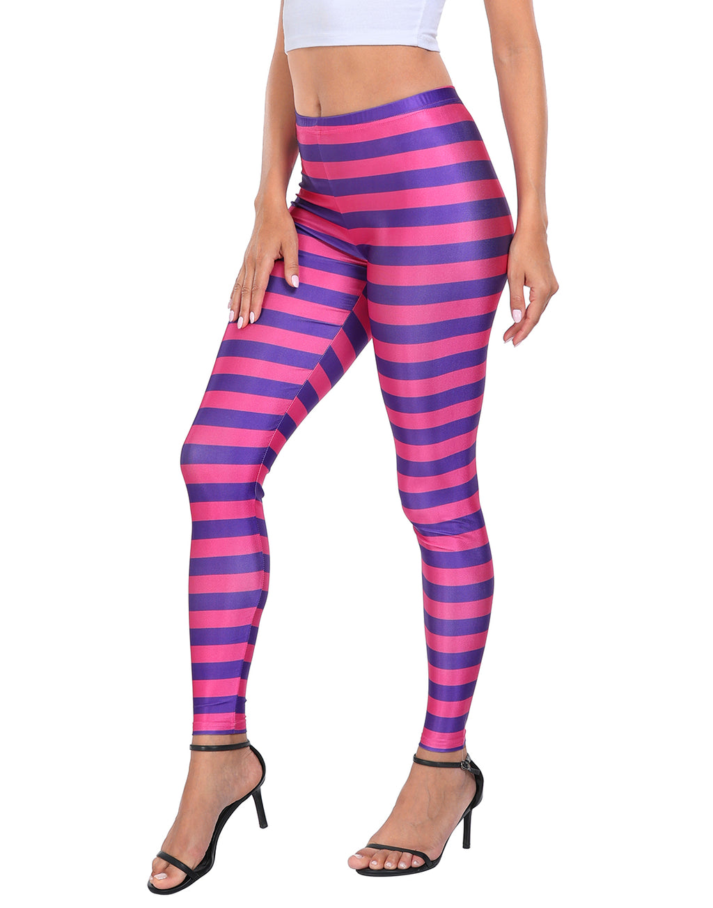 Cheshire Stripes Graphic Leggings