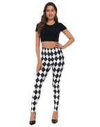 Trendy Design High Waisted Graphic Legging Tights