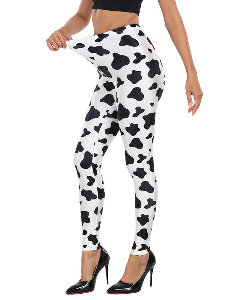 Trendy Design High Waisted Graphic Legging Tights
