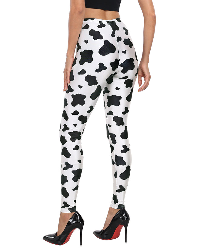 Graphic Cow Spots Workout Leggings – alternate view