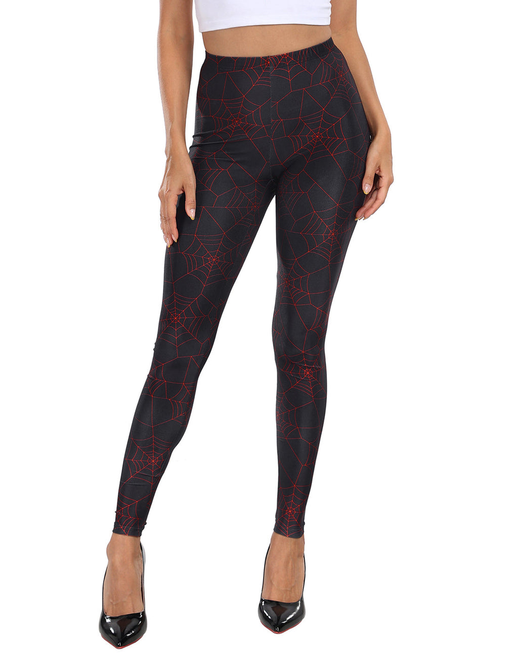 Trendy Design High Waisted Graphic Legging Tights