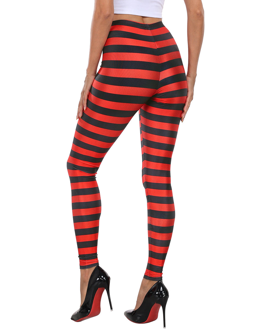 Trendy Design High Waisted Graphic Legging Tights