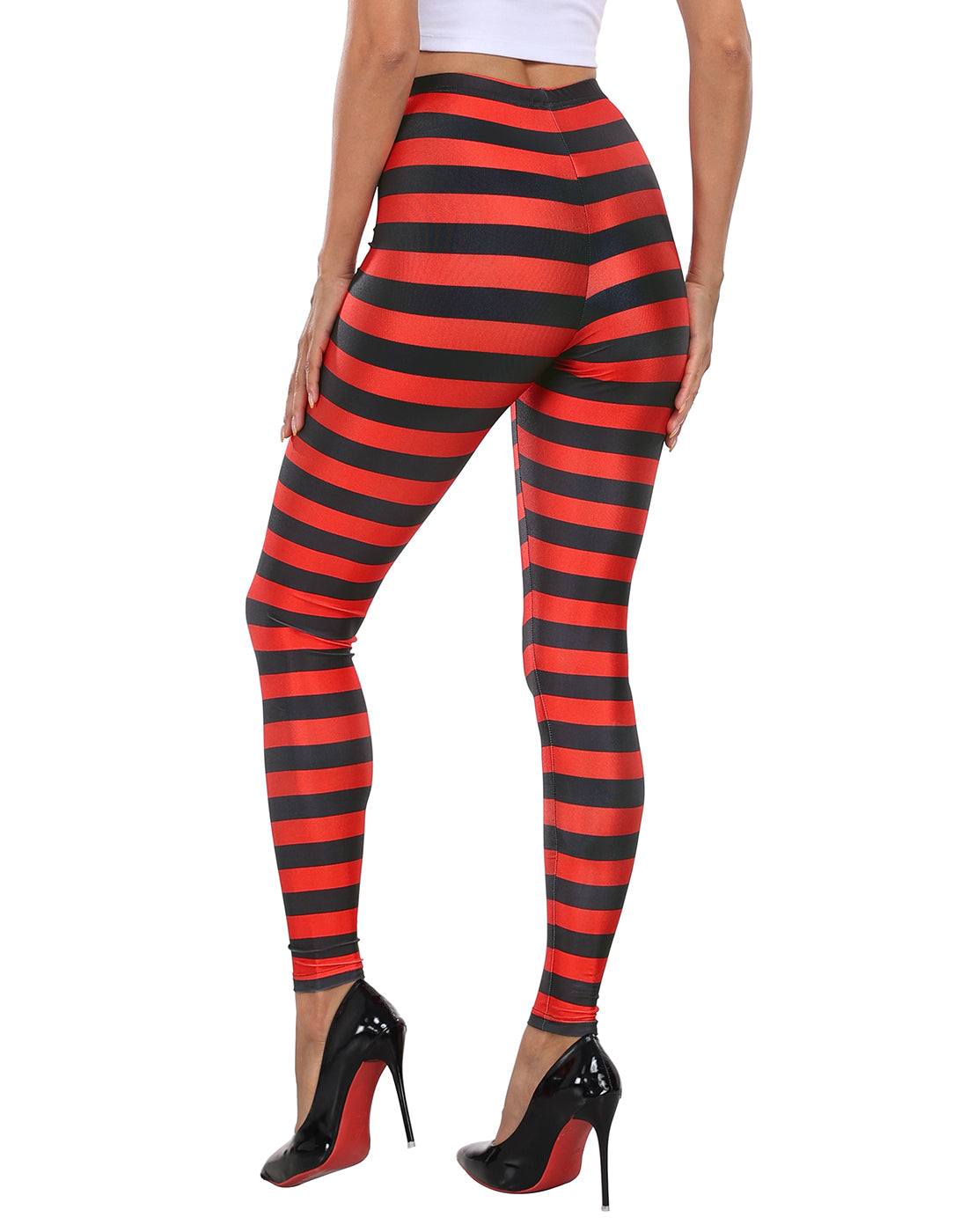 Trendy Design High Waisted Graphic Legging Tights
