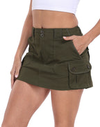 Mini Cargo Skirt with Pockets