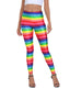 Rainbow Stripes Graphic Leggings