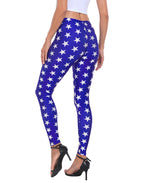 Superhero Stars Graphic Leggings