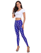 Superhero Stars Graphic Leggings