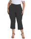 Womens Plus Size Pull On Capris with Pockets