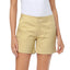 Women's Chino Shorts 5" Inseam Bermuda in Khaki