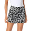 Women's Chino Shorts 5" Inseam Bermuda in Black and White Blossom