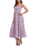 Strapless Summer Maxi Dress