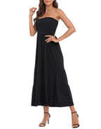Strapless Summer Maxi Dress