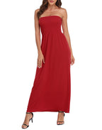 Strapless Summer Maxi Dress