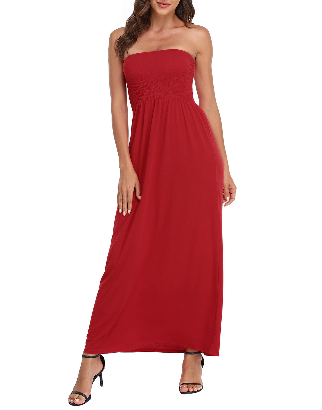 Strapless Summer Maxi Dress
