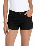 Low Rise Stretch Denim Shorts