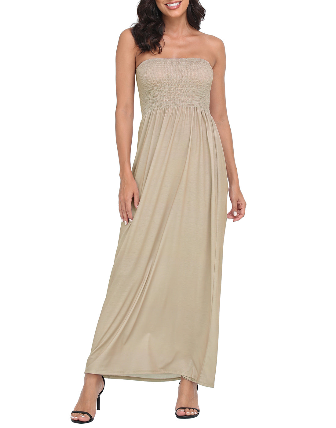 Strapless Summer Maxi Dress