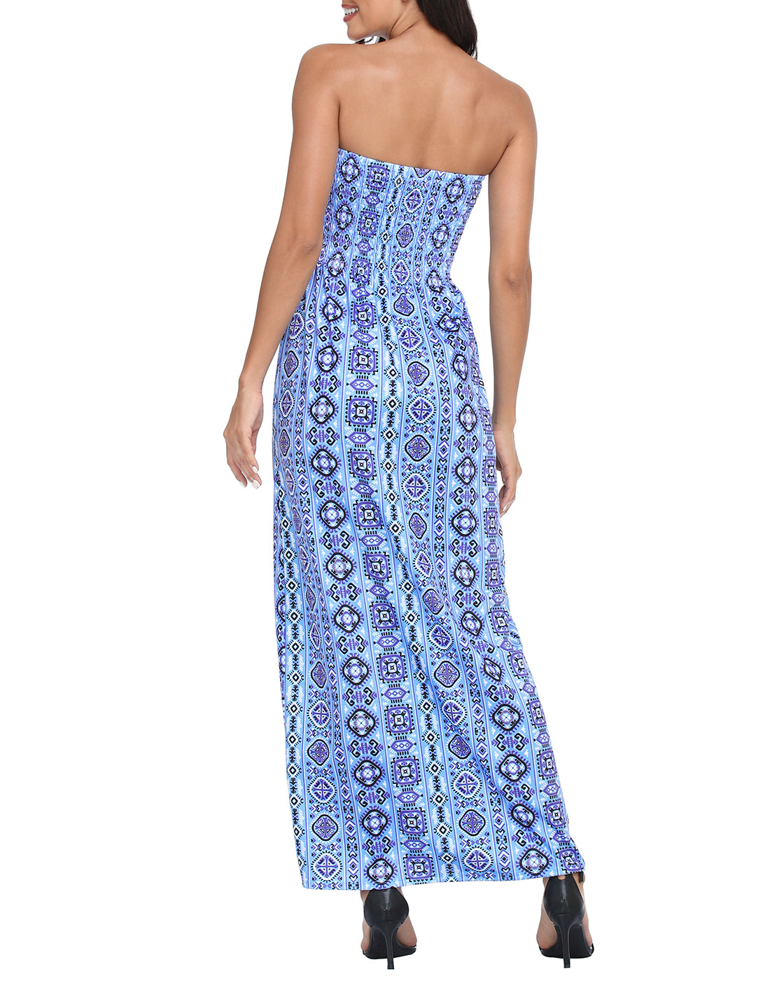 Strapless Summer Maxi Dress