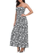 Strapless Summer Maxi Dress