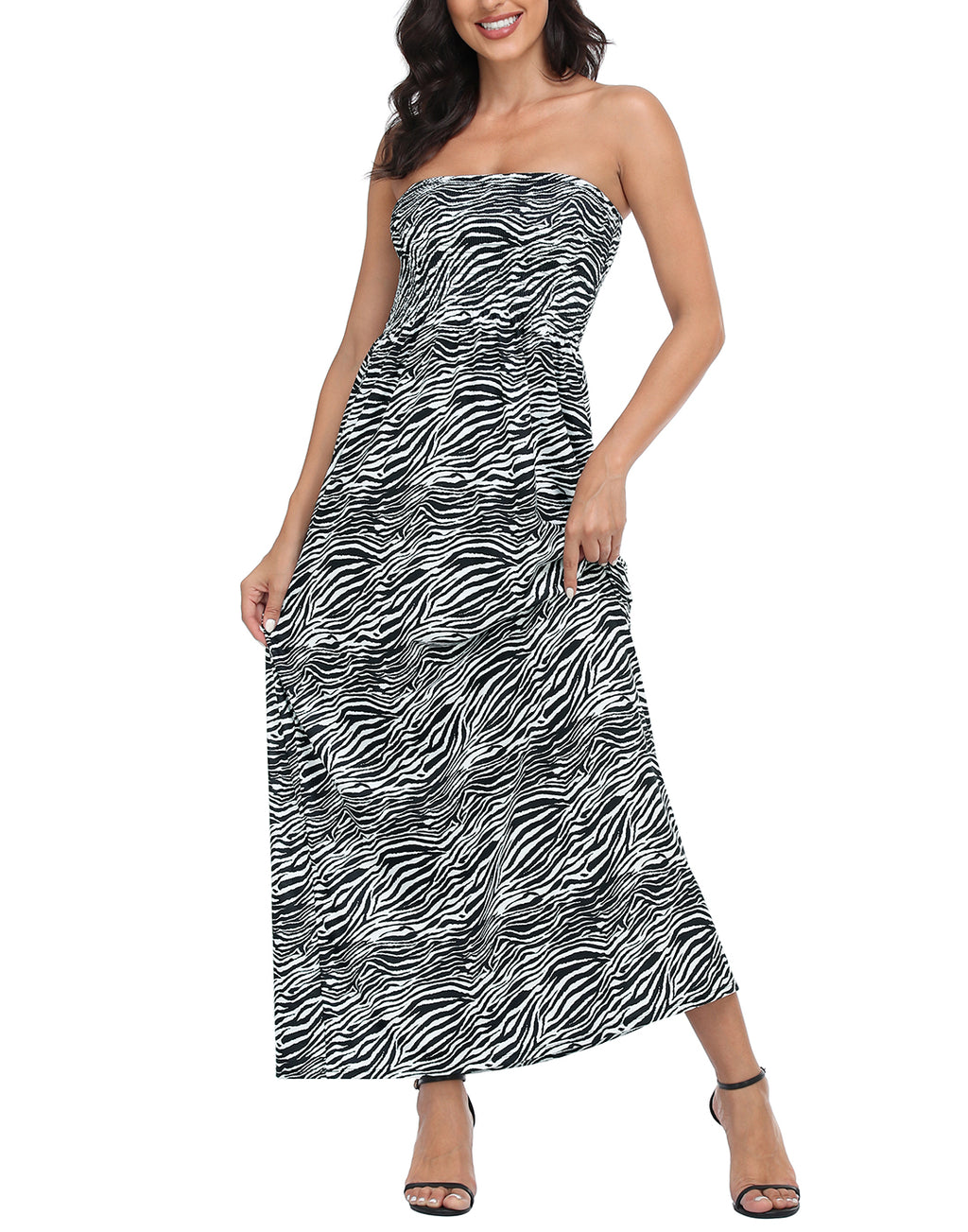 Strapless Summer Maxi Dress