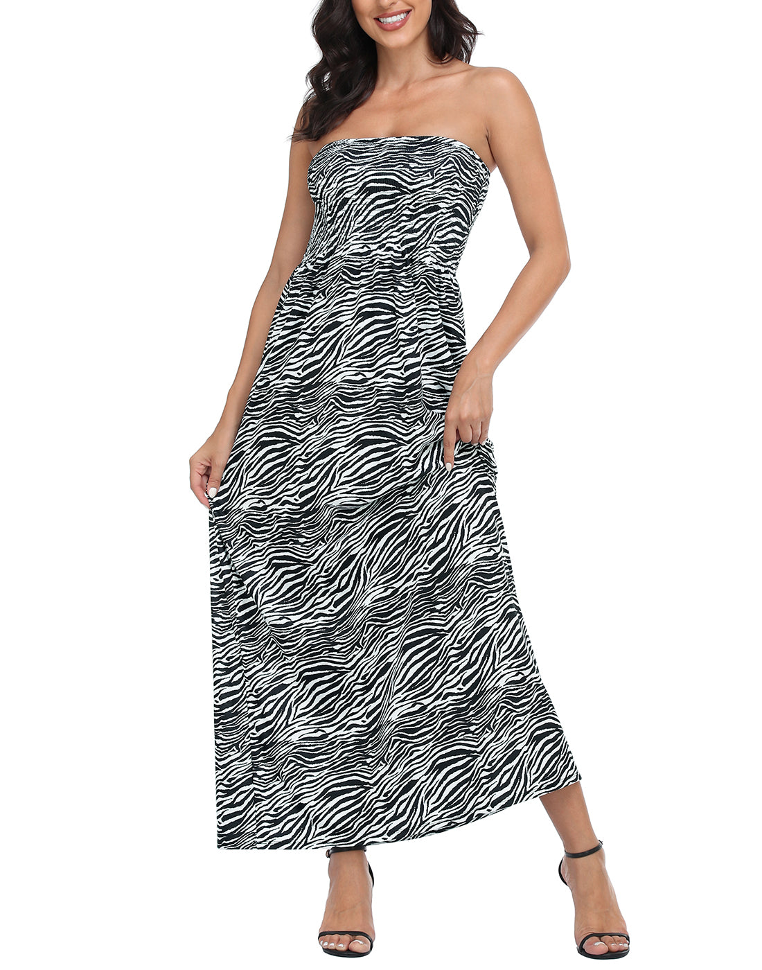Strapless Summer Maxi Dress