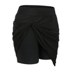 Plus Size Skort Skirt with Bike Shorts and Pockets