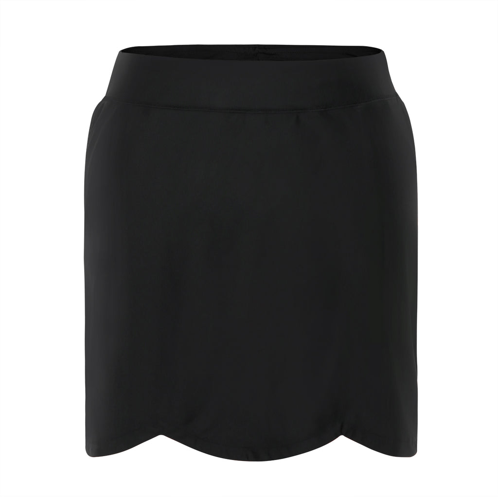 Plus Size Skort Skirt with Bike Shorts and Pockets