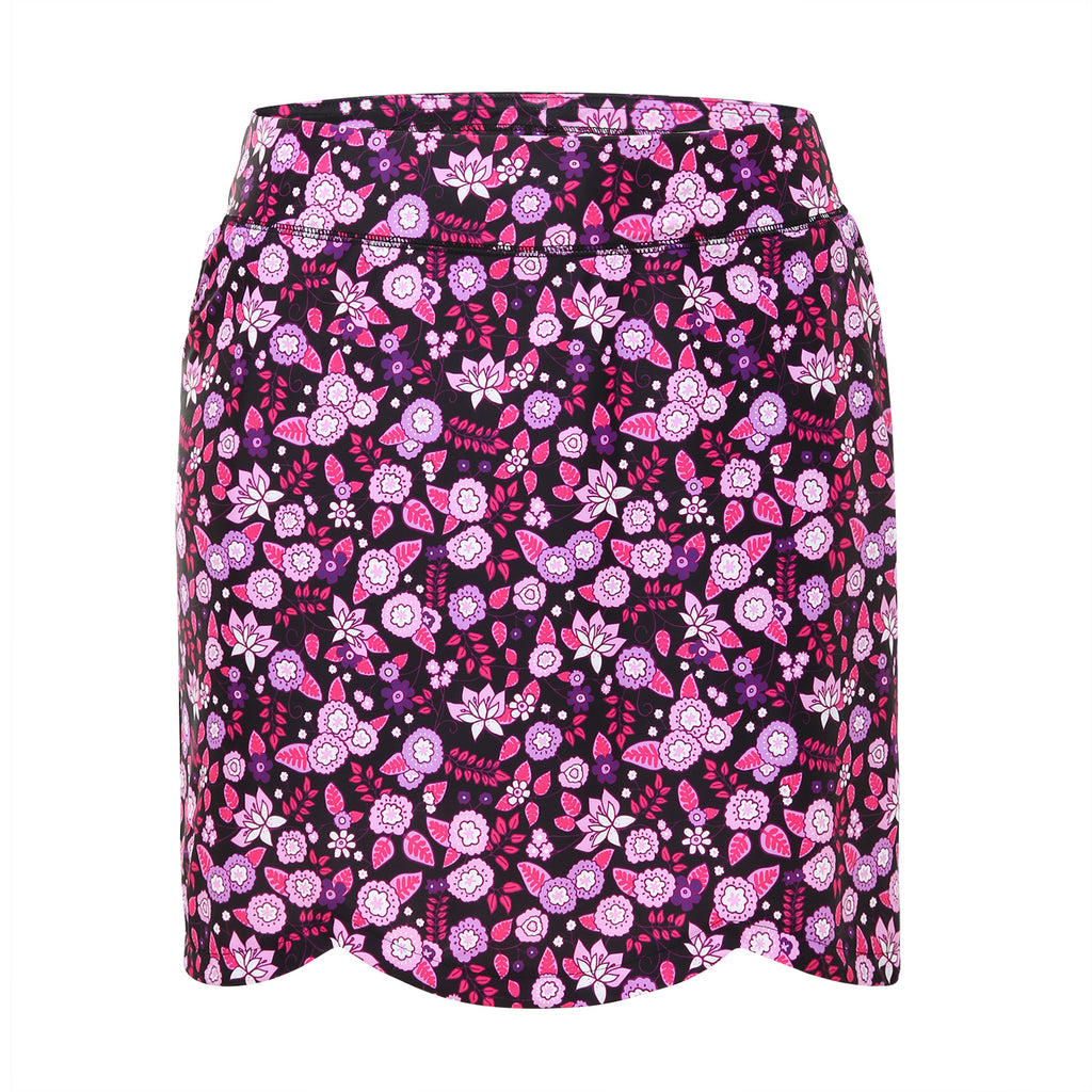 Plus Size Skort Skirt with Bike Shorts and Pockets