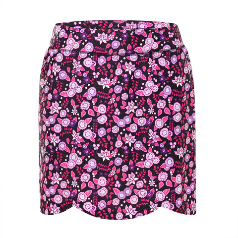 Plus Size Skort Skirt with Bike Shorts and Pockets