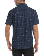 Mens Short Sleeve Button Down Hawaiian Dress Shirt