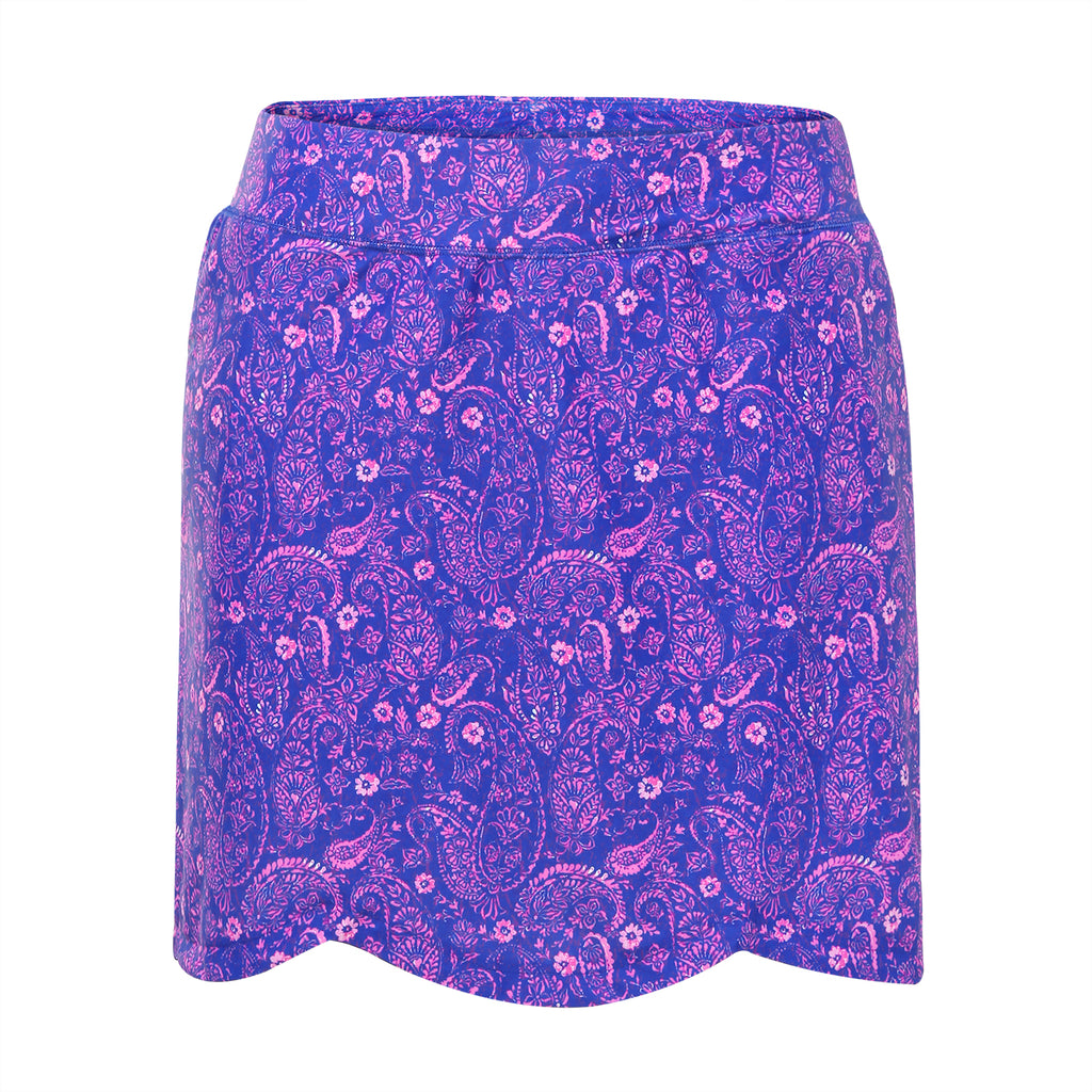 Plus Size Skort Skirt with Bike Shorts and Pockets