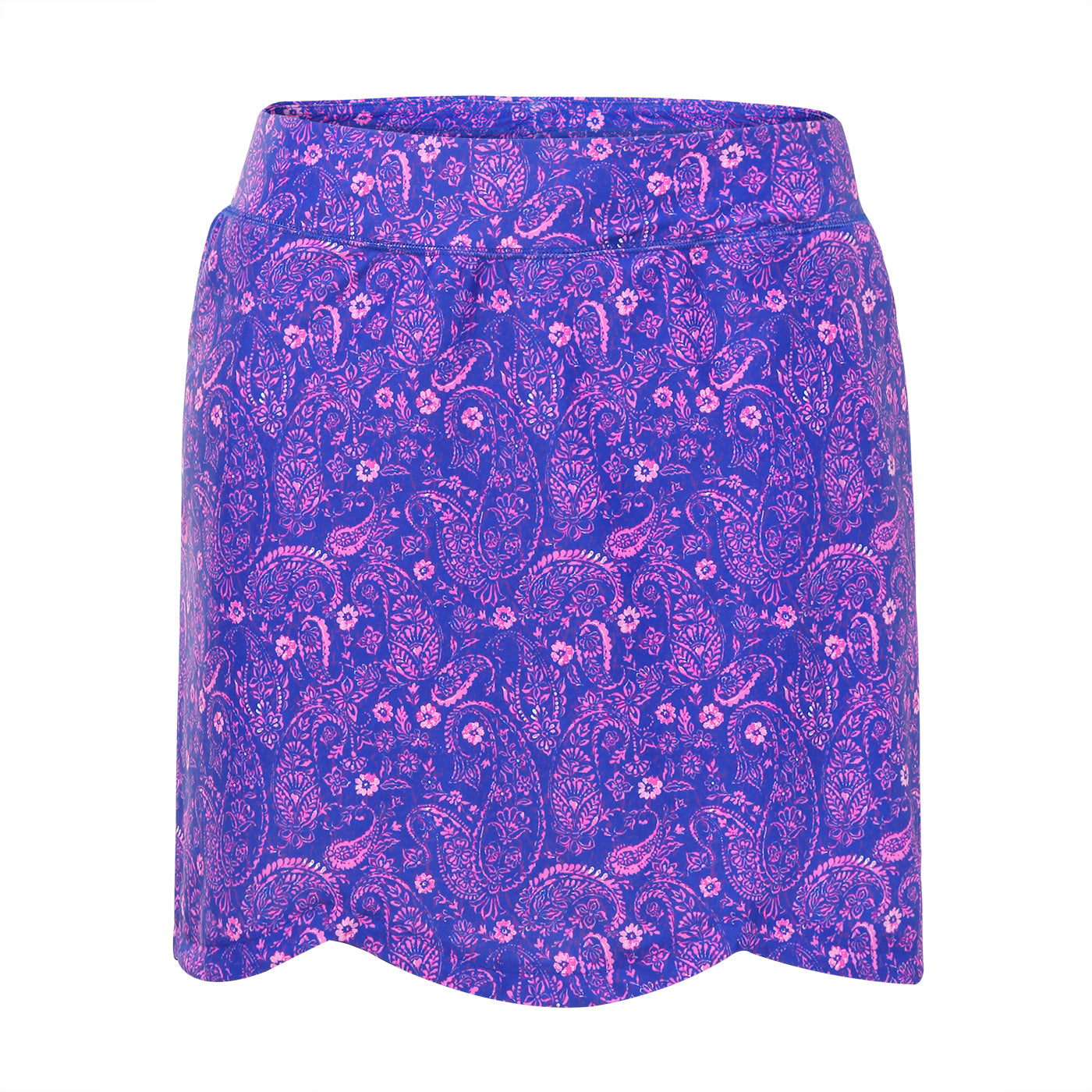 Plus Size Skort Skirt with Bike Shorts and Pockets
