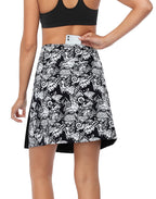 Seashells / Black Reversible Cover Up Skirt