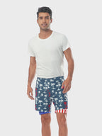 LRD Mens 5" Inseam Swim Trunks with Compression Liner