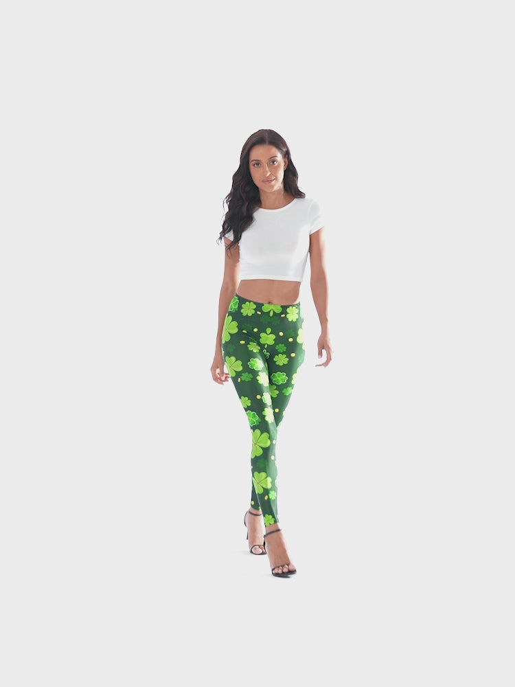 St. Patty's Day Graphic Leggings