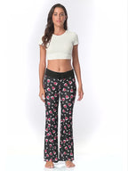 Wine Glasses Wide Leg Pajama Pants