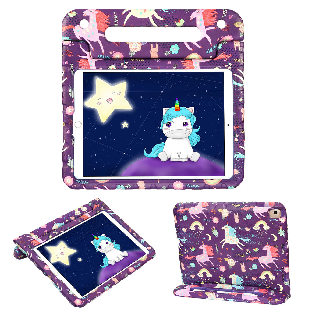 HDE iPad 9th Generation Case for Kids Shockproof iPad Cover 10.2 inch with Handle Stand