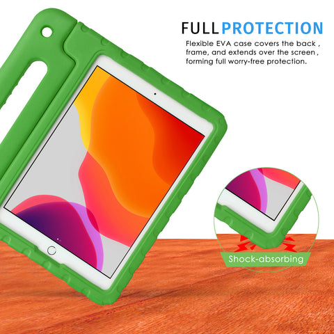 HDE iPad 9th Generation Case for Kids Shockproof iPad Cover 10.2 inch with Handle Stand