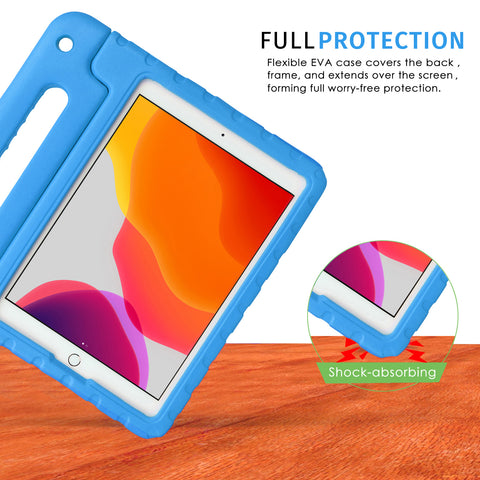 HDE iPad 9th Generation Case for Kids Shockproof iPad Cover 10.2 inch with Handle Stand