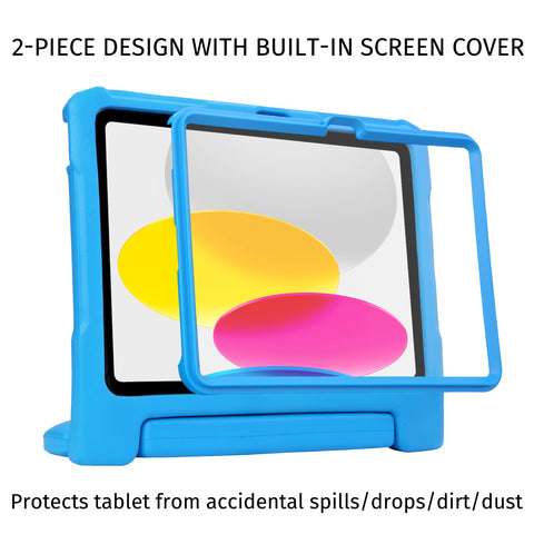 HDE iPad 10th Generation Case for Kids with Built-in Screen Protector Shockproof iPad Cover 10.9 inch