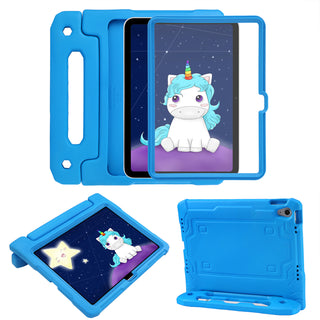 iPad 10th Gen Kids Case Screen Protector 10.9" in Blue