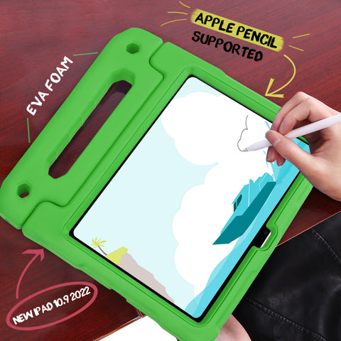 HDE iPad 10th Generation Case for Kids with Built-in Screen Protector Shockproof iPad Cover 10.9 inch