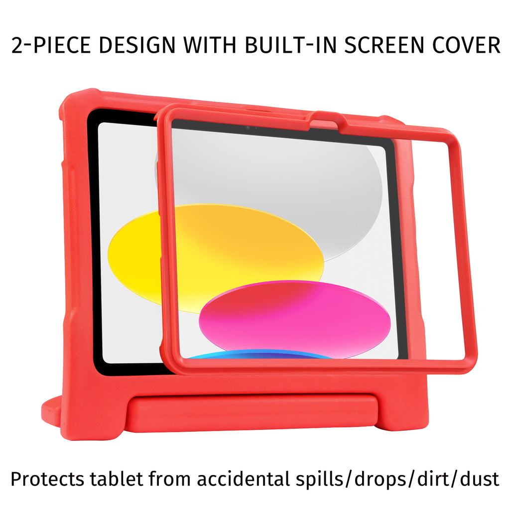 HDE iPad 10th Generation Case for Kids with Built-in Screen Protector Shockproof iPad Cover 10.9 inch