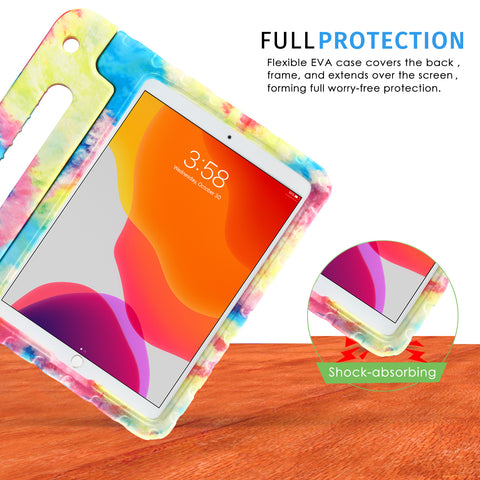 HDE iPad 9th Generation Case for Kids Shockproof iPad Cover 10.2 inch with Handle Stand