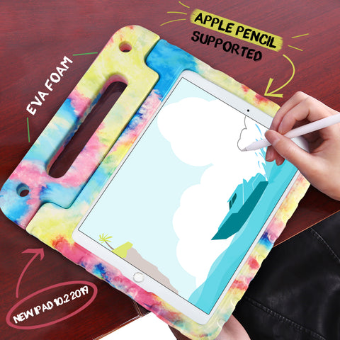 HDE iPad 9th Generation Case for Kids Shockproof iPad Cover 10.2 inch with Handle Stand