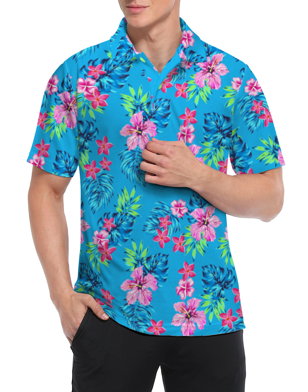 LRD Tropical Short Sleeve UPF 50 Golf Polo